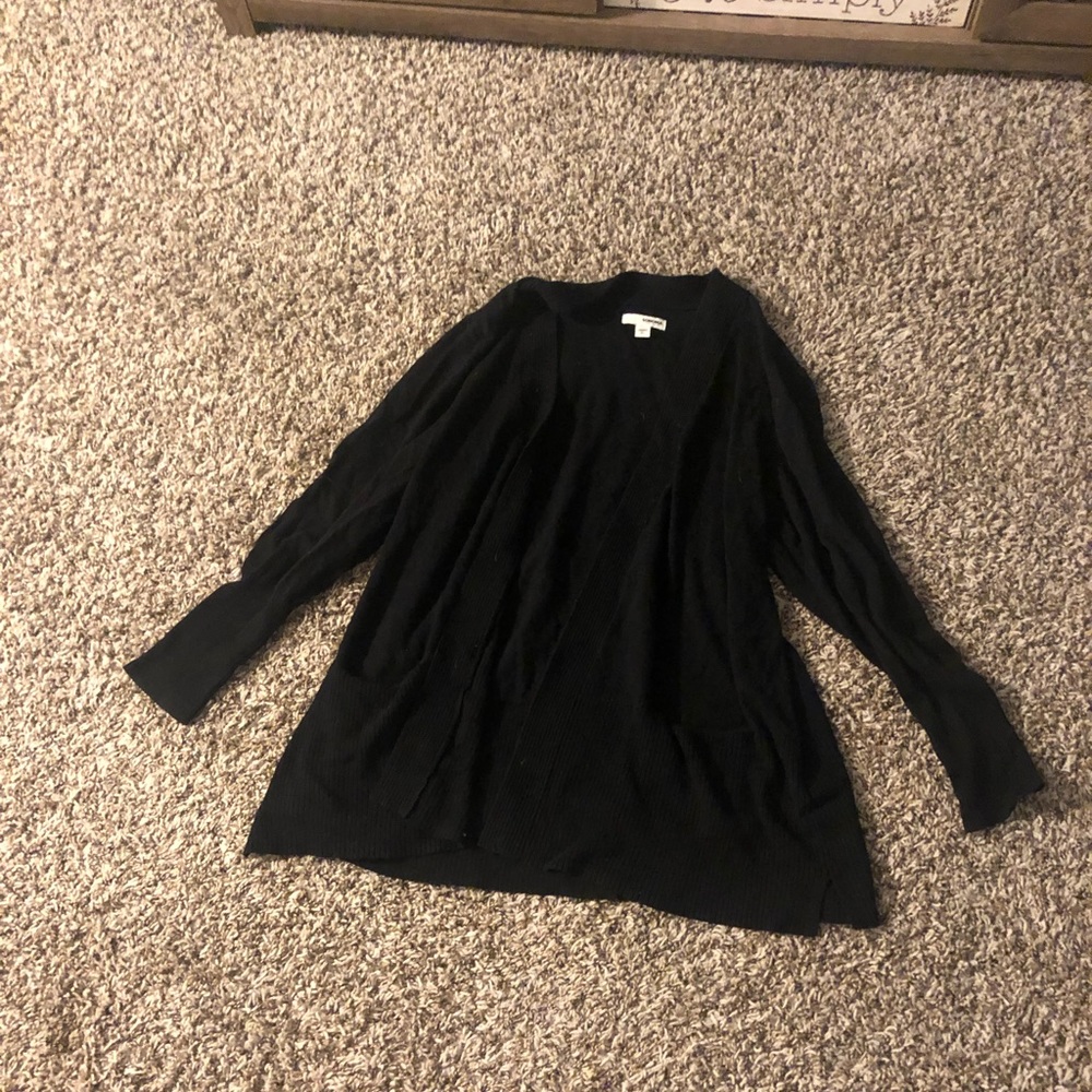 Black cardigan